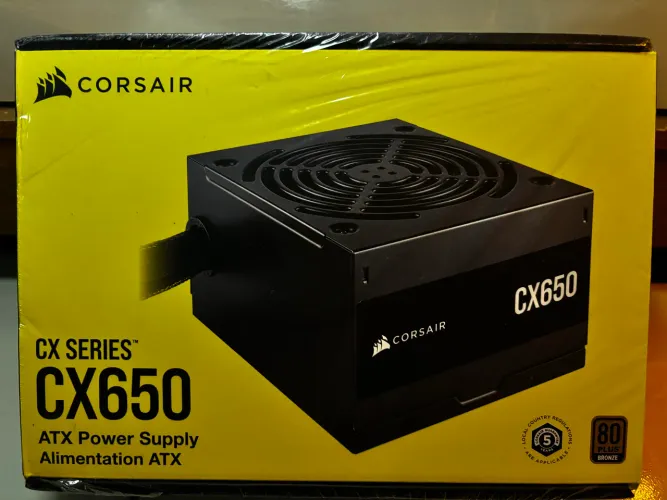 LACRADO | Fonte Corsair CX Series CX650, 650W