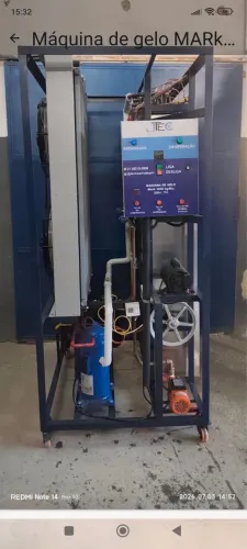 Máquina de gelo escama