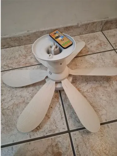 Ventilador de teto com controle remoto