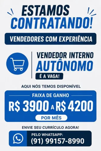 OPORTUNIDADE DE EMPREGO