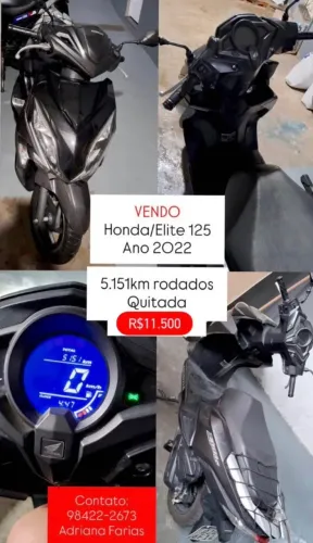 VENDO MOTO ELITE
