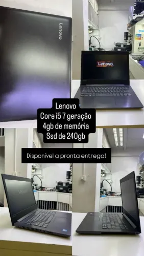 Notebook Lenovo i5 8° Geração - SSD 240GB - 8GB Ram