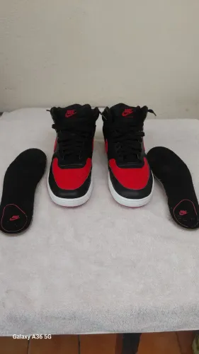 COURT VISION CANO ALTO VERMELHO E PRETO NOVO ORI! ( Aceito oferta no chat)