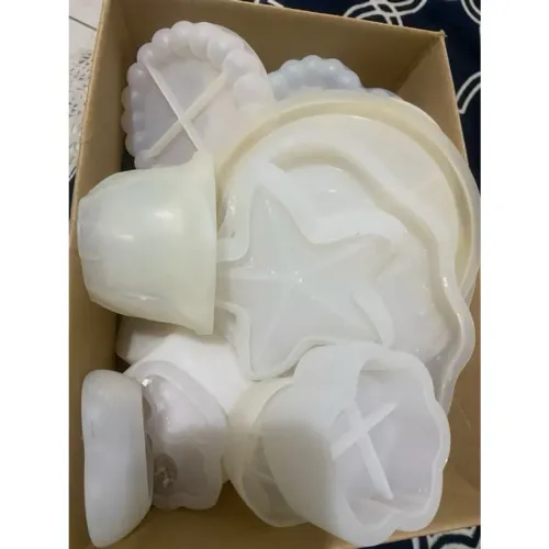 Lote de 17 Moldes para Jasmonite e Gesso