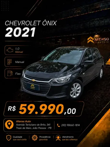 Chevrolet Onix Hatch 1.0 12V Flex Mec. 4P 2021