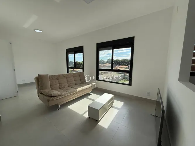 Studio semi mobiliado, para locação, condomínio The First, Villa Branca, Jacareí SP