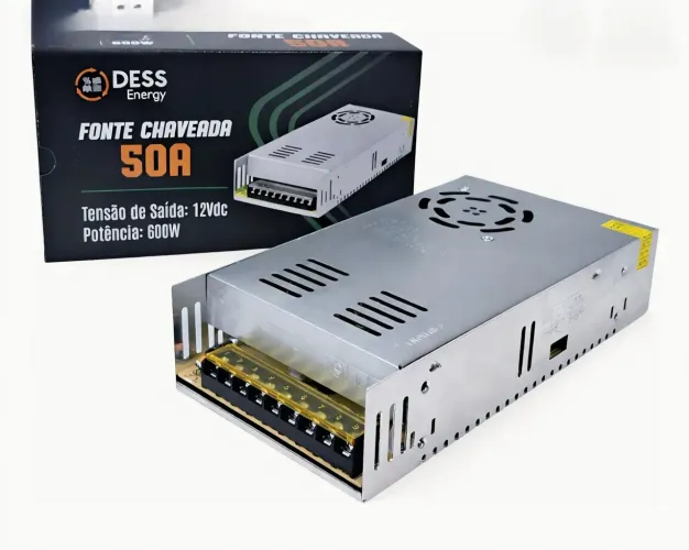 FONTE CHAVEADA 50A 12V 600W