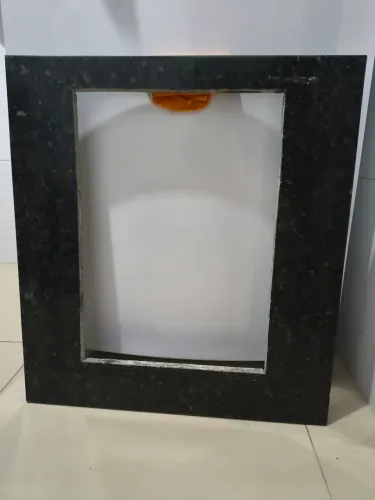 Pedra Mármore Para Cooktop 4 Bocas com corte. Cor do mármore é preto São Gabriel
