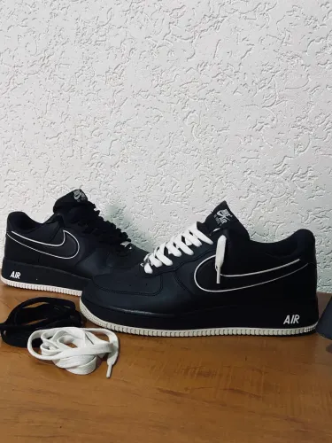 Tênis Original Nike Air force 1 edição black white