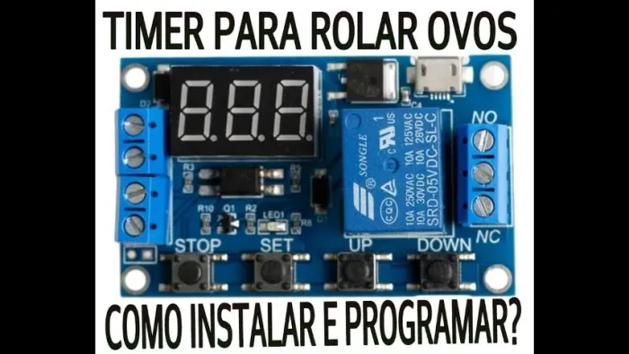 Modulo Relé Temporizador Dc 5v-30v Até 999 Min