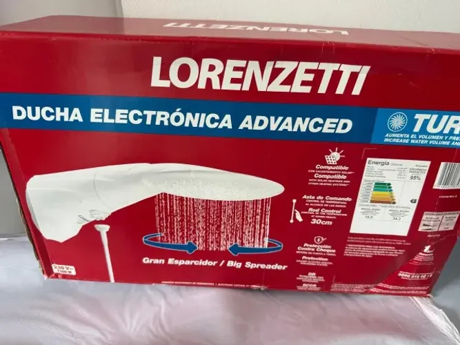 Chuveiro Lorenzetti Advanced Turbo Eletrônico 7500W 220V - Dois Praticamente Novos.