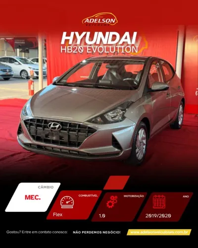 Hyundai HB20 Evolution 1.0 Flex 12V MEC 2020
