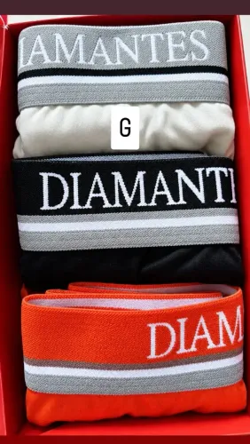 Cuecas diamante na promoção