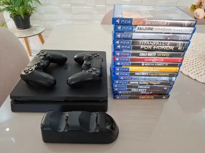 ps4 slim com ssd de 1tb