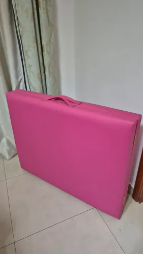 Maca Portátil De Madeira Audrey Rosa - Pouco uso