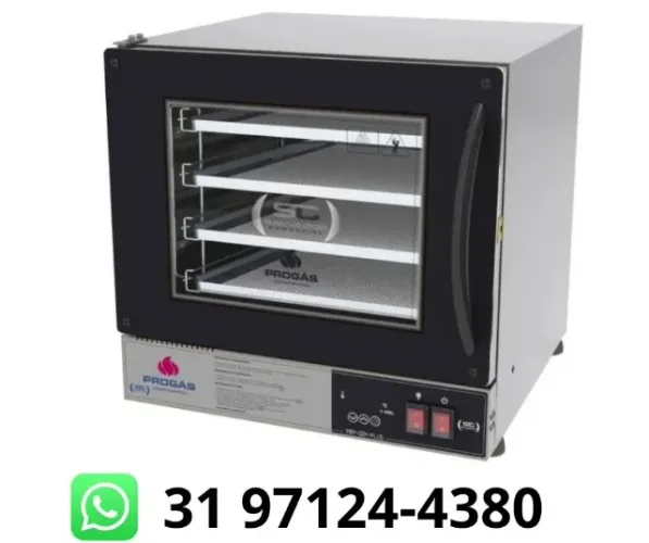 Forno Turbo 4 Assadeiras Fast Oven Progas