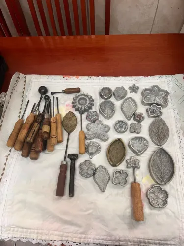 kit completo de ferro fundido para fazer flores
