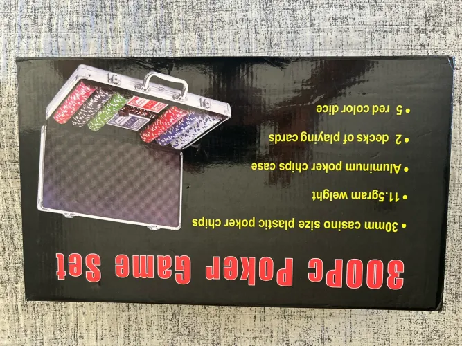 Poker game set 300 peças