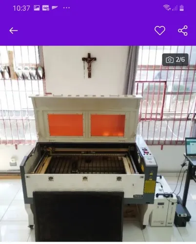 MAQUINA DE CORTE A LASER DUPLO TECH 100/60  CO2 90W