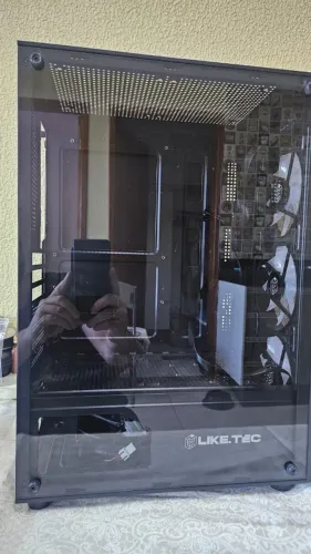Gabinete Gamer Liketec Hurricane ATX (1 Mês Uso, na Caixa) + Fan de Brinde
