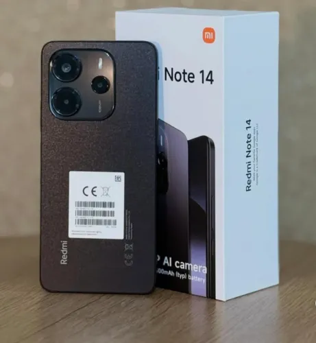 Telefone Lindo e potente  - Redmi Note 14 - 256/8 Black