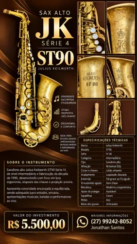 Venda de saxofone alto