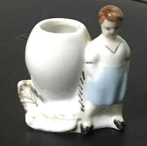 Paliteiro da Porcelana Santana antigo - década de 1940