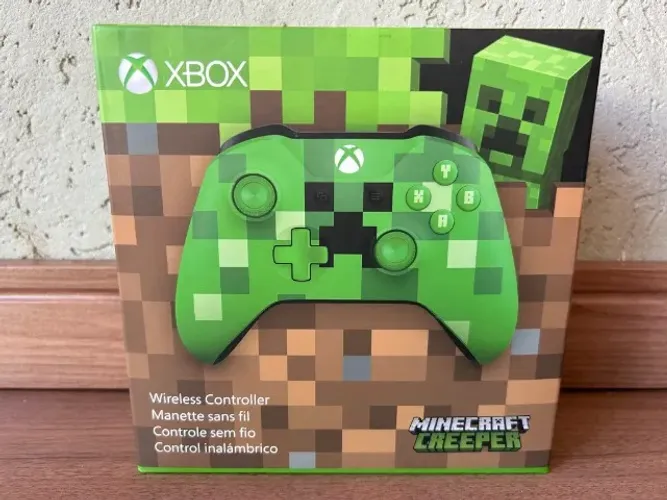 Controle Original Xbox One - Creeper - Minecraft Limited Edition