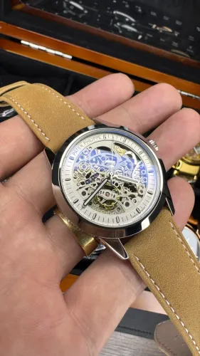 Relógio Patek Skeleton Automático