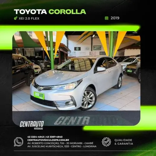Toyota Corolla 2.0 XEI 16V Flex 4P Automatico 2019
