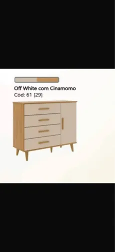 Berço + Cômoda Infantil Novos Nunca Usados - R$ 900