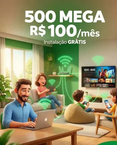 Internet residencial ou empresa pagamento 30 dias 