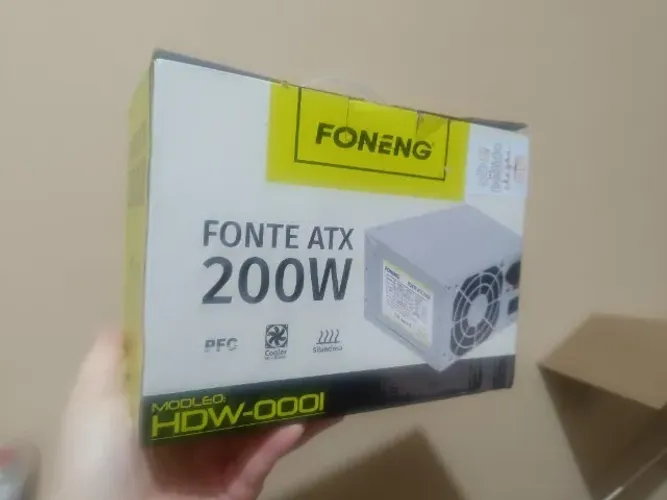 Fonte ATX 200w para computador Nova sem uso Fonte para computador