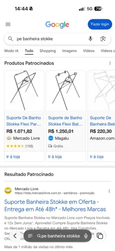 Suporte banheira Stokke