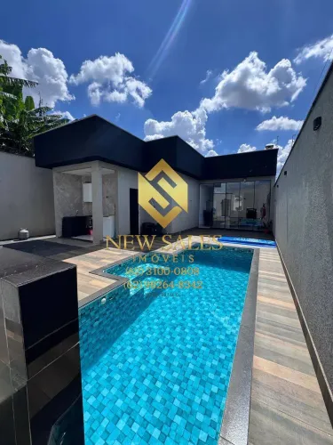 Casa- 3 suítes, 197m², 4 vagas, piscina- Jardim Luz Aparecida de Goiânia