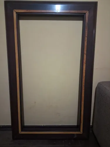 Moldura para espelho - 1,30 × 80 madeira maciça