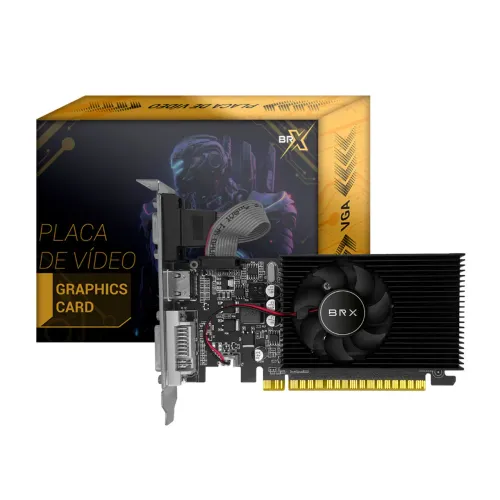Placa de vídeo GT730 4gb BRX usada funcionando!!