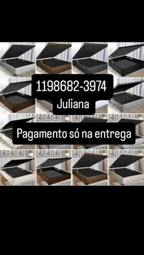 FABRICAMOS BASES BOX BAÚ CASAL BIPARTIDO BLINDADO QUEEN KING