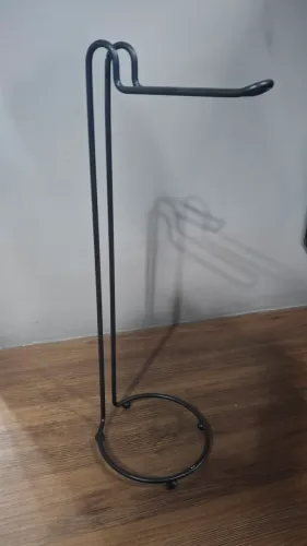 Porta papel higiênico preto
