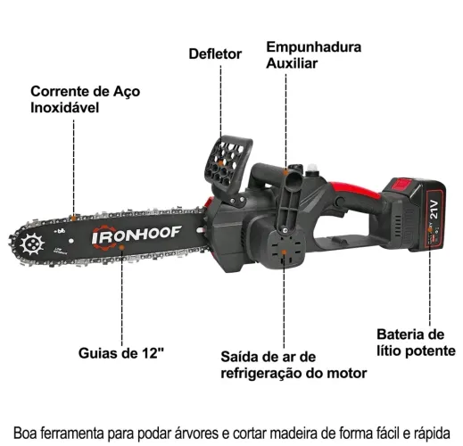 Motoserra a bateria 