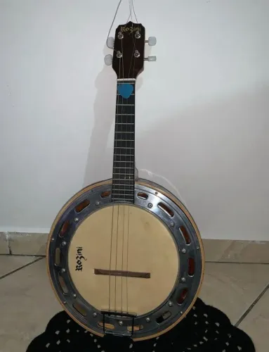 Banjo Rozini RJ09.EL acústico caixa baixa com madeira de EMBUIA Instrumento Musical 