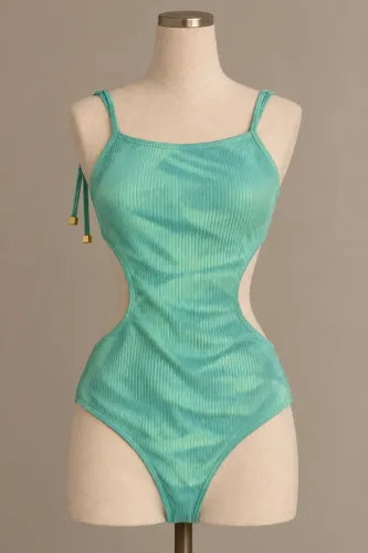 Body Verde-Água Feminino