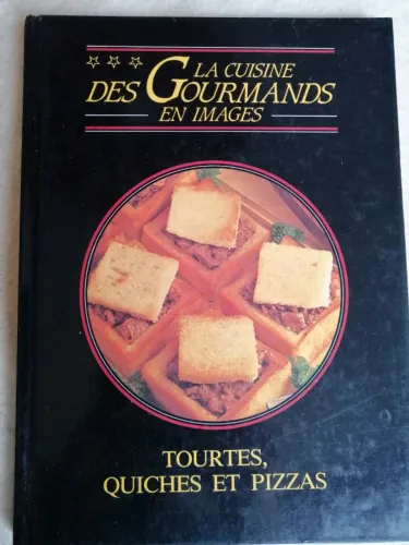 LIVRO DE RECEITAS DE COZINHA EM FRANCÊS - TOURTES, QUICHES ET PIZZAS