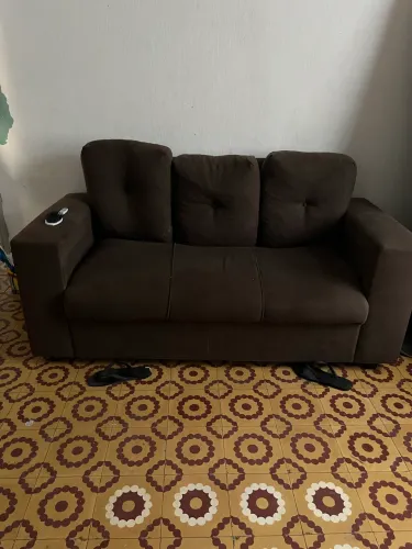 Sofá mais 2 poltronas (10x no cartão)