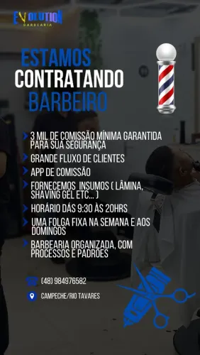 Preciso de barbeiro sul da Ilha floripa