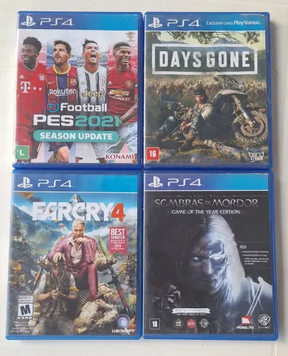 Jogos do PS4 apartir de  R$ 50,00 
