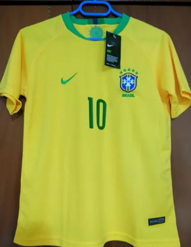 Camisa Brasil Seleção Infantil Criança Personalizada Última Peça 