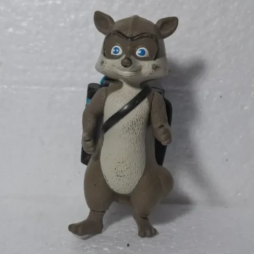 Boneco Guaxinim RJ Os Sem Floresta McDs 2008 Porta Tazos/ Usadas
