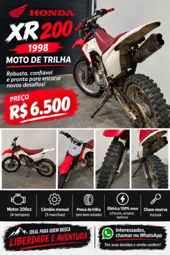 XR 200 - Trilha