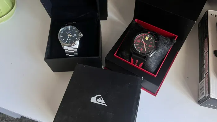 Relógios 100% Originais Ferrari, Casio, QuickSilver 